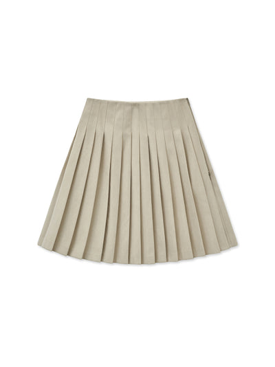MATIN KIM Midi Skirt Side Zipper