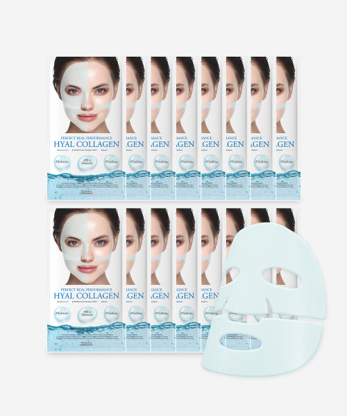 DERMAFIX DERMAFIX Perfect Real Performance Hyalcollagen Mask 16 sheets