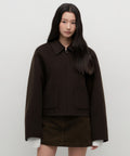 MUSINSA STANDARD WOMAN MUSINSA STANDARD WOMAN Cashmere Blend Handmade Zip-up Jacket