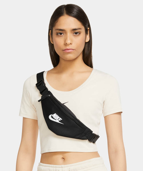 NIKE NIKE Heritage Waistpack - Black:White