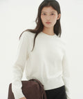 MUSINSA STANDARD WOMAN MUSINSA STANDARD WOMAN Women's Washable Supima Cotton Crew Neck Knit [Size M]