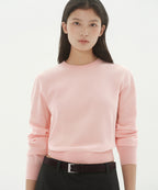 MUSINSA STANDARD WOMAN MUSINSA STANDARD WOMAN Women's Washable Supima Cotton Crew Neck Knit [Rose Water] - Size M