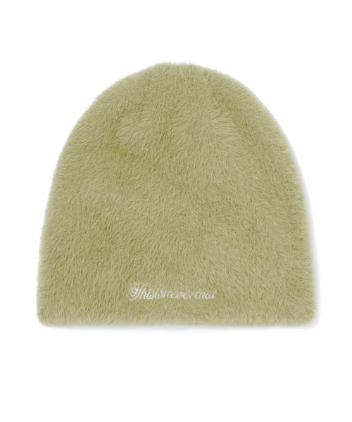 THISISNEVERTHAT THISISNEVERTHAT Shaggy No Cuff Beanie Lime