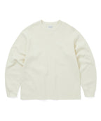 THISISNEVERTHAT THISISNEVERTHAT Waffle L/S Tee Ivory