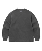 THISISNEVERTHAT THISISNEVERTHAT Waffle L/S Tee Charcoal