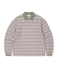 THISISNEVERTHAT THISISNEVERTHAT Striped Rugby L/S Top Light Olive