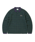 THISISNEVERTHAT THISISNEVERTHAT Striped Rugby L/S Top Faded Purple