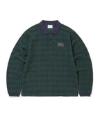 THISISNEVERTHAT THISISNEVERTHAT Striped Rugby L/S Top Faded Purple