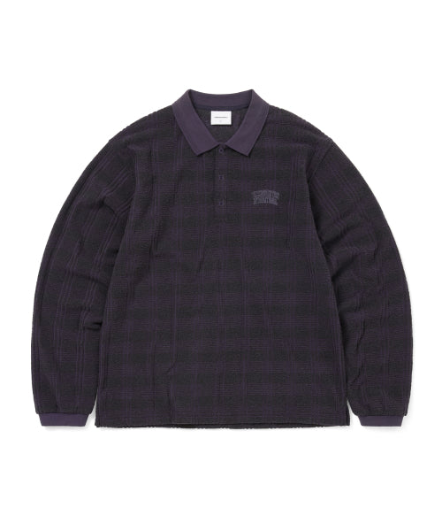 THISISNEVERTHAT THISISNEVERTHAT Striped Rugby L/S Top Black