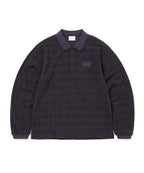 THISISNEVERTHAT THISISNEVERTHAT Striped Rugby L/S Top Black
