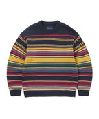 THISISNEVERTHAT THISISNEVERTHAT Multi Striped Sweater Navy/Yellow