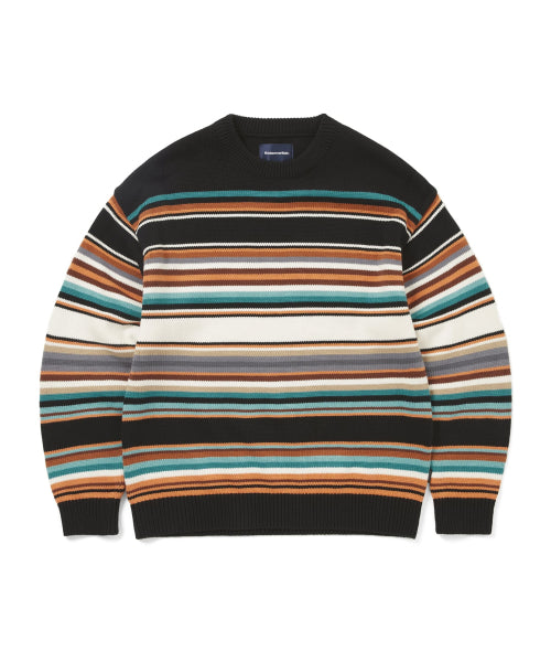 THISISNEVERTHAT THISISNEVERTHAT Multi Striped Sweater Black/White