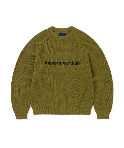 THISISNEVERTHAT THISISNEVERTHAT T-Logo Knit Sweater Mustard