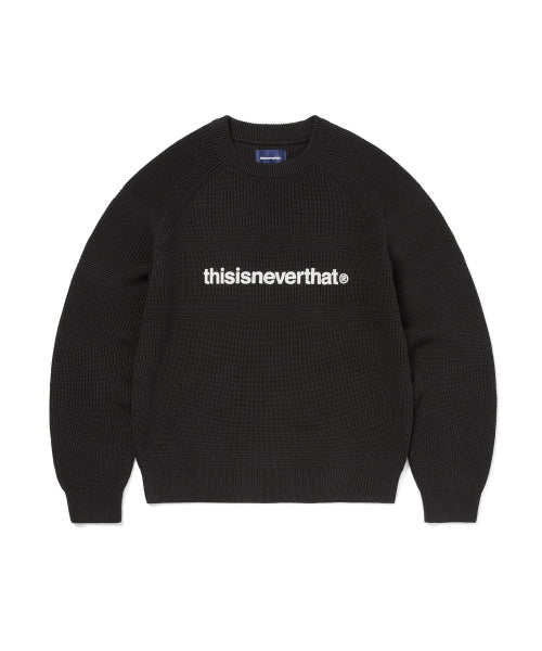 THISISNEVERTHAT THISISNEVERTHAT T-Logo Knit Sweater Black