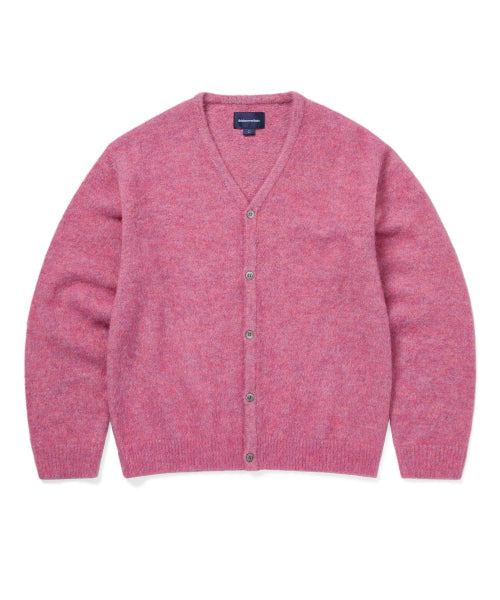 THISISNEVERTHAT THISISNEVERTHAT Hairy Knit Cardigan Pink