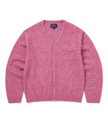 THISISNEVERTHAT THISISNEVERTHAT Hairy Knit Cardigan Pink