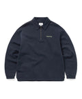 THISISNEVERTHAT THISISNEVERTHAT Half Zip Polo Sweatshirt Navy