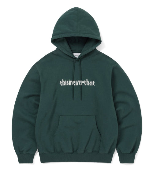 THISISNEVERTHAT THISISNEVERTHAT Circled Number Hoodie Sea Green