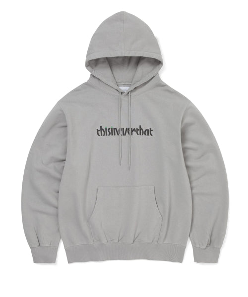 THISISNEVERTHAT THISISNEVERTHAT Circled Number Hoodie Concrete