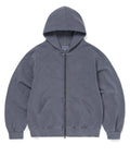THISISNEVERTHAT THISISNEVERTHAT Waffle Lined Zip Up Hoodie Warm Blue