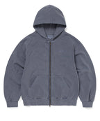 THISISNEVERTHAT THISISNEVERTHAT Waffle Lined Zip Up Hoodie Warm Blue