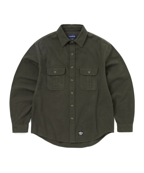 THISISNEVERTHAT THISISNEVERTHAT Flannel Country Shirt Dark Olive
