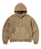 THISISNEVERTHAT THISISNEVERTHAT Overdyed Hooded Jacket Brown