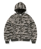 THISISNEVERTHAT THISISNEVERTHAT Quilted Hooded Jacket Olive