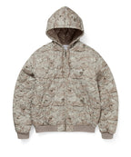 THISISNEVERTHAT THISISNEVERTHAT Quilted Hooded Jacket Beige