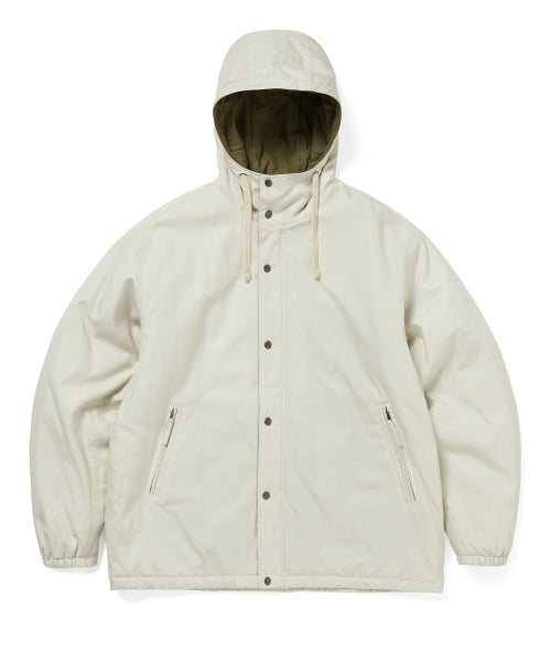 THISISNEVERTHAT THISISNEVERTHAT Hooded Puff Parka Stone