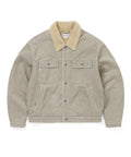 THISISNEVERTHAT THISISNEVERTHAT Sherpa Lined Corduroy Trucker Jacket Stone