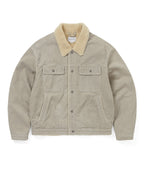 THISISNEVERTHAT THISISNEVERTHAT Sherpa Lined Corduroy Trucker Jacket Stone