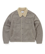 THISISNEVERTHAT THISISNEVERTHAT Sherpa Lined Corduroy Trucker Jacket Grey