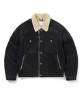THISISNEVERTHAT THISISNEVERTHAT Sherpa Lined Corduroy Trucker Jacket Black
