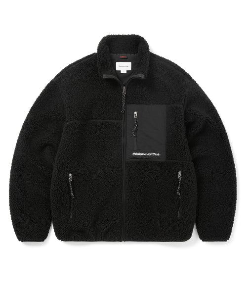 THISISNEVERTHAT THISISNEVERTHAT SP Sherpa Fleece Jacket Black