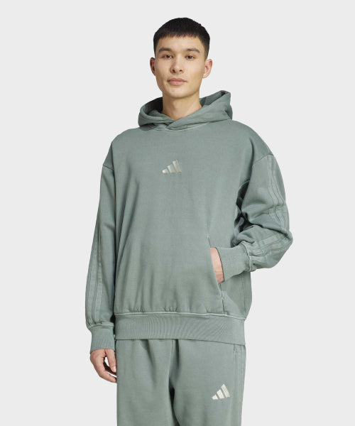 ADIDAS ADIDAS Fleece Washing Hoodie - Aura Ivy