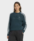 ADIDAS ADIDAS Knitted crew sweatshirt - Aura Ivy