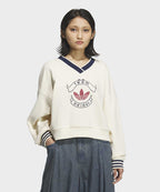 ADIDAS ADIDAS Sweatshirt Women Cream White