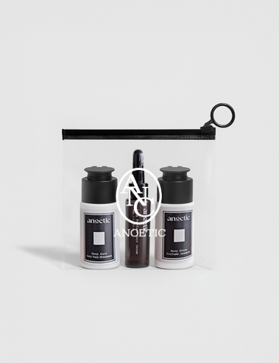 ANOETIC TRAVEL KIT (shampoo + treatment + serum)