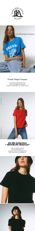 PRENDA MINI PRDA CREWNECK TEE BLACK