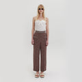 EENK Tweed Pocket Pants - Red