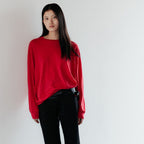 RRACE Light Cotton Sweatshirt_Red