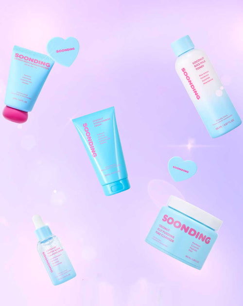 SOONDING Sunding Coconut 5-piece basic set (toner/serum/cream/cleanser/sunscreen)