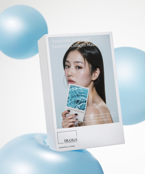 DR.GILLA DR.GILLA Hyaluronic Acid Deep Ceramide Collagen Mask 10 sheets