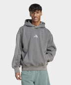 ADIDAS ADIDAS Fleece Washed Hoodie - Black