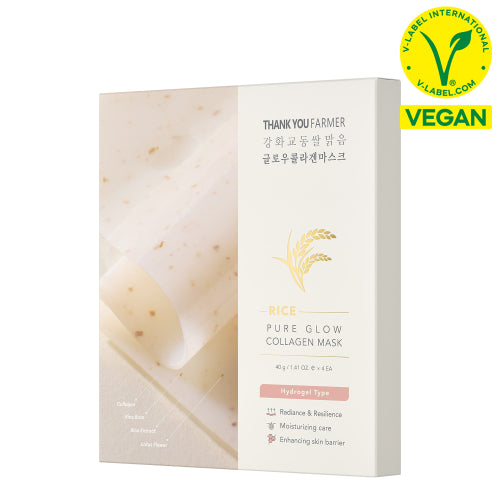 THANK YOU FARMER THANK YOU FARMER Strengthened Gyodong Rice Clear Glow Collagen Mask 4 sheets