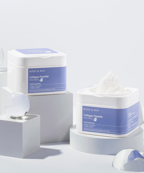 MARY&MAY MARY&MAY Collagen Peptide Vital Mask 30 sheets
