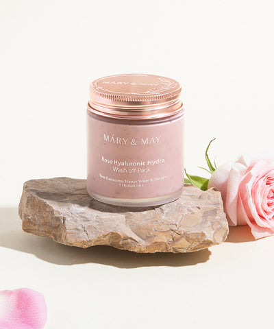 MARY&MAY Vegan Rose Hyaluronic Wash-Off Mask 125g
