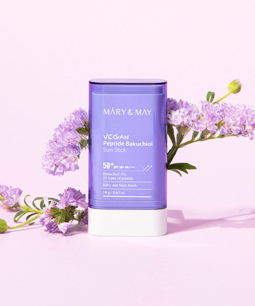 MARY&MAY MARY&MAY Vegan Peptide Bakuchiol Sun Stick SPF50+ 18g