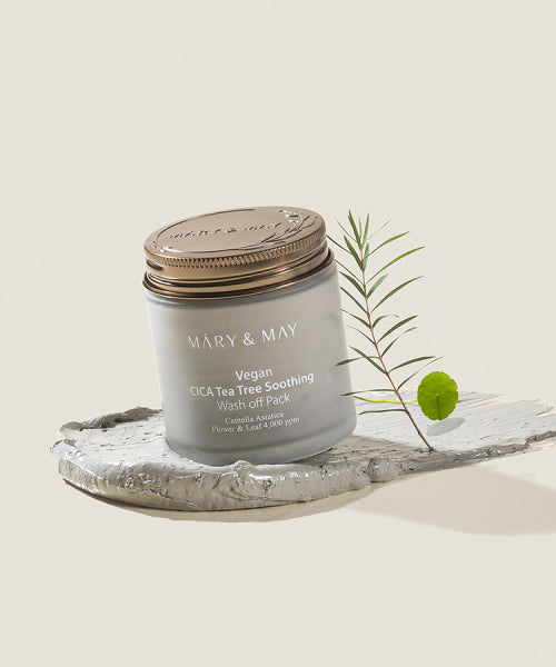 MARY&MAY MARY&MAY Vegan Cica Tea Tree Soothing Wash Off Pack 125g